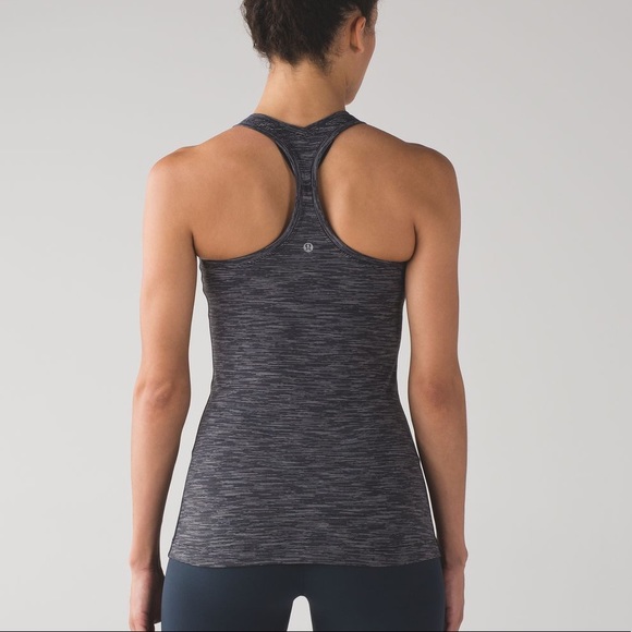 Lululemon Cool Racerback II Wee Are From Space Deep Coal Battleship Size 4 - Picture 10 of 10